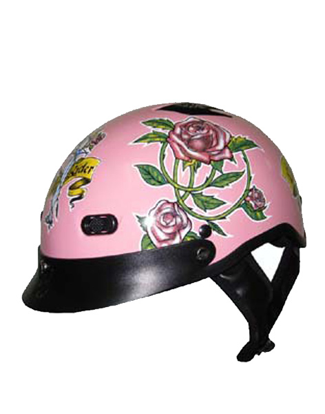 200PR - DOT Pink Rose Helmet